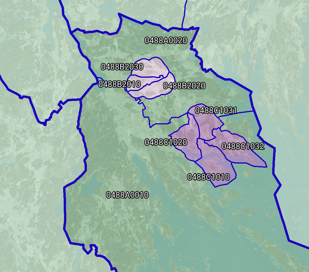 Kartbild exempel DeSO-område